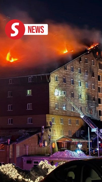 At least 10 killed in ski resort hotel fire in northern Turkiye