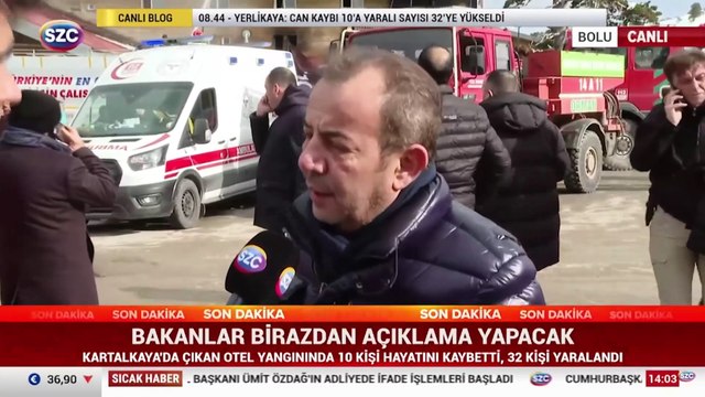 Tanju Özcan: İtfaiyeci arkadaşlar kendi canlarını hiçe sayarak çok sayıda canı kurtardılar