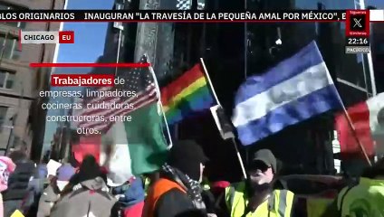 Migrantes y activistas protestan contra las deportaciones masivas frente a la Torre Trump