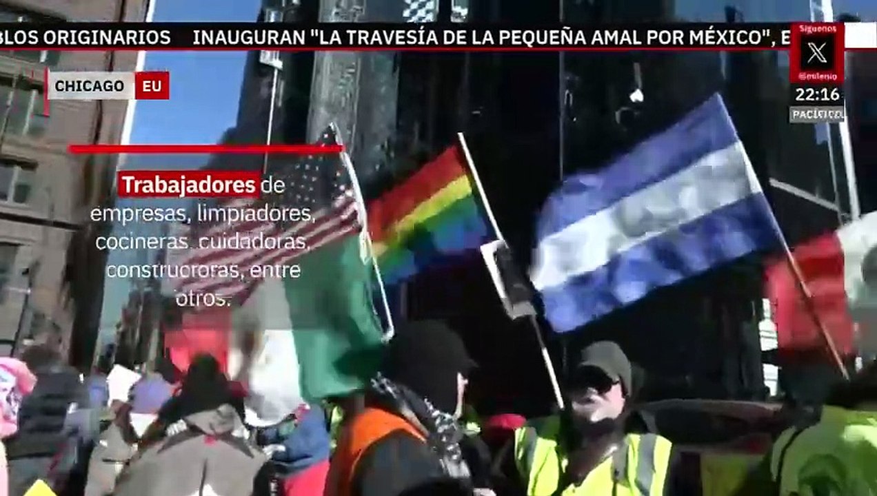 Migrantes y activistas protestan contra las deportaciones masivas frente a la Torre Trump
