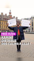 Quand Kamini distribue des câlins à Lille !