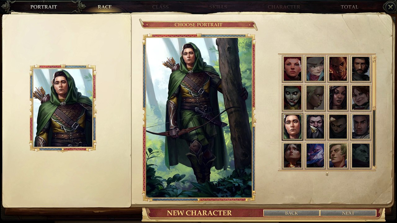 Pathfinder: Kingmaker - character creation