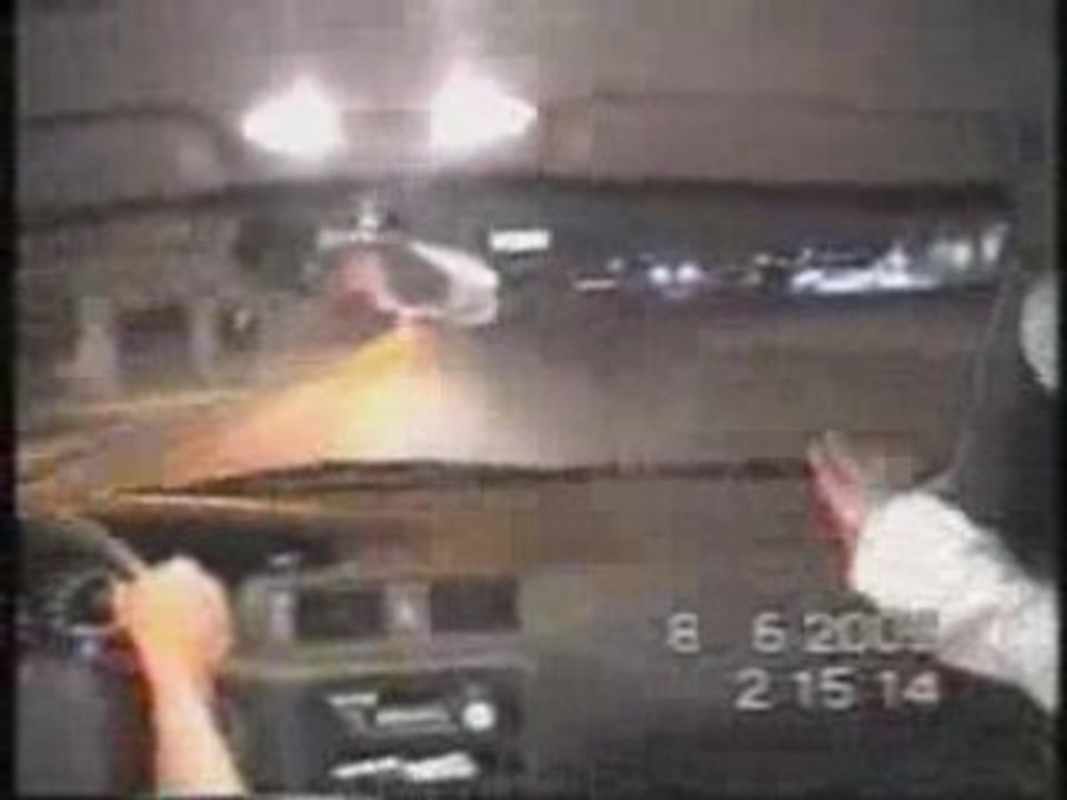 Drift arabe a+ de 200km/h - vue interieur