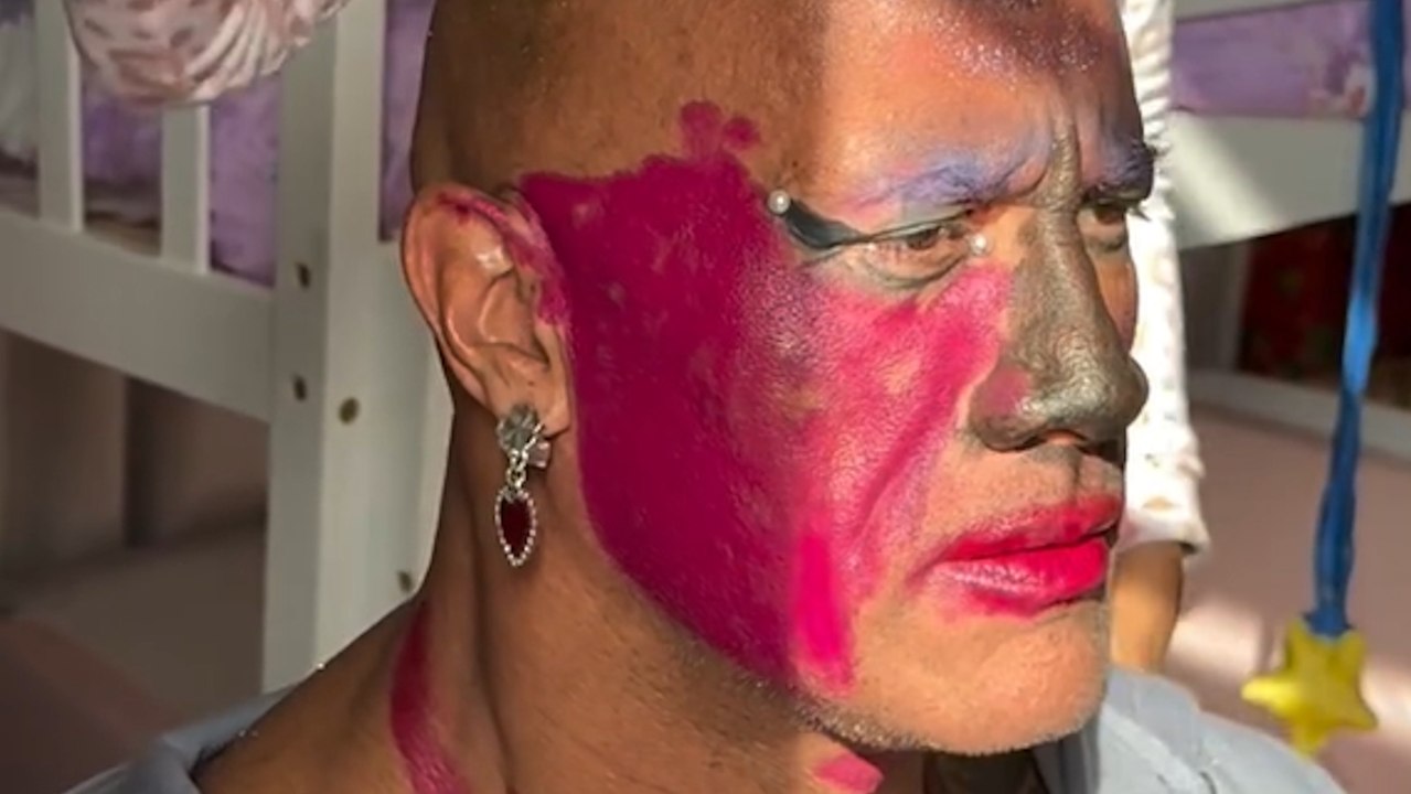 Dwayne 'The Rock' Johnson lets his two daughters give him a hilarious makeover