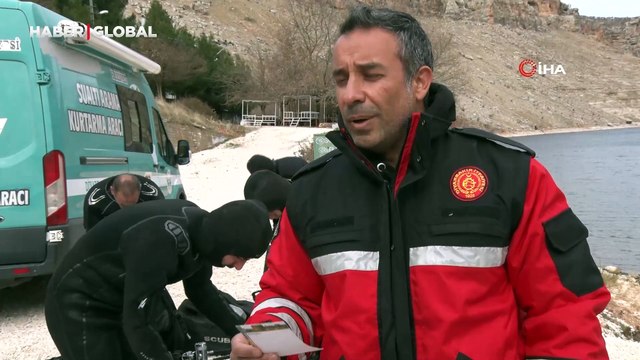 Diyarbakır İtfaiyesi'nden Dicle Barajı'nda tatbikat