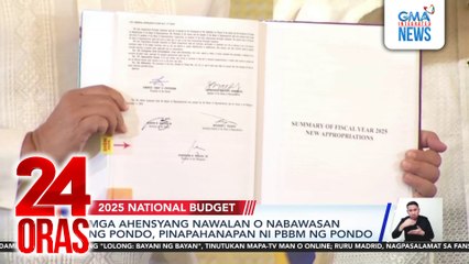 Mga ahensyang nawalan o nabawasan ng pondo, pinapahanapan ni PBBM ng pondo | 24 Oras