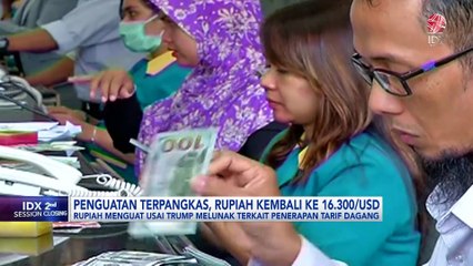 Penguatan Terpangkas, Rupiah Kembali ke Rp16.300 per USD