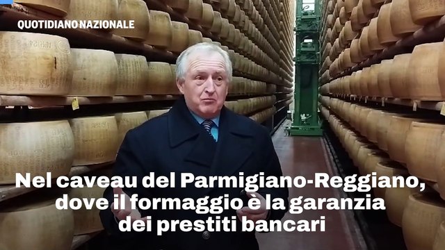 Nel caveau del Parmigiano-Reggiano, dove il formaggio ? la garanzia dei prestiti bancari