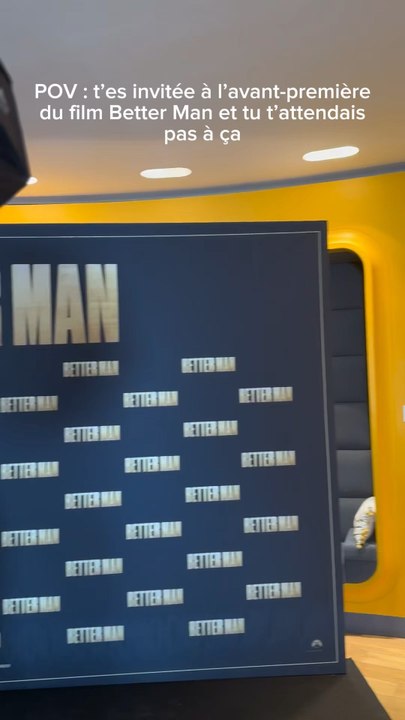 Merci Paramount pour l’invitation ! Le film Better Man sort demain ❤️