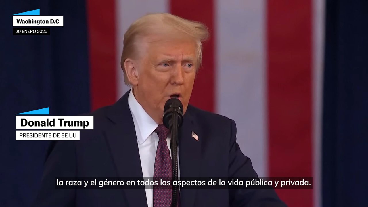 Trump: "La política oficial del Gobierno de los Estados Unidos será que solo existen dos géneros, masculino y femenino"