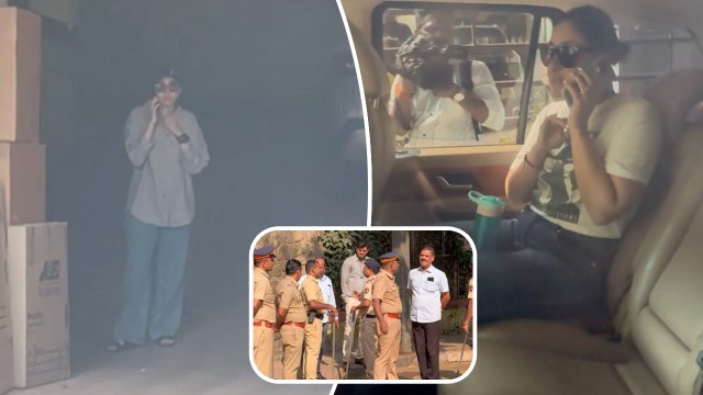 Saif Ali Khan के घर पहुंची Karisma Kapoor, Kareena Kapoor भी कार में बैठी आई नजर