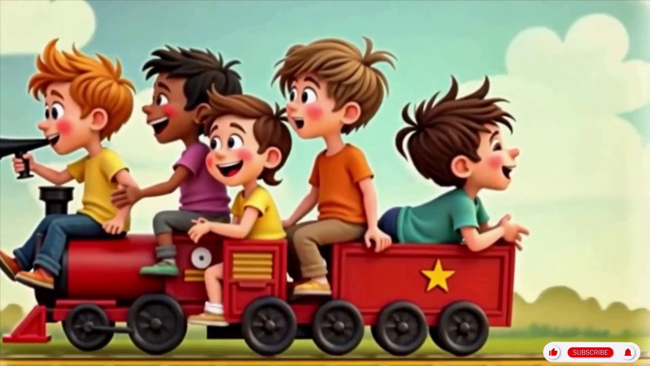 Chhuk Chhuk Rail Song 🚂 | Learn Numbers & Colors | Most Popular Hindi Rhyme for Kids (2025 Edition) - Baby Cartoon Animation | Nursery Rhymes & Kids