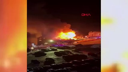 Kartalkaya'da oteldeki yangının ilk anları; panik ve imdat çağrıları