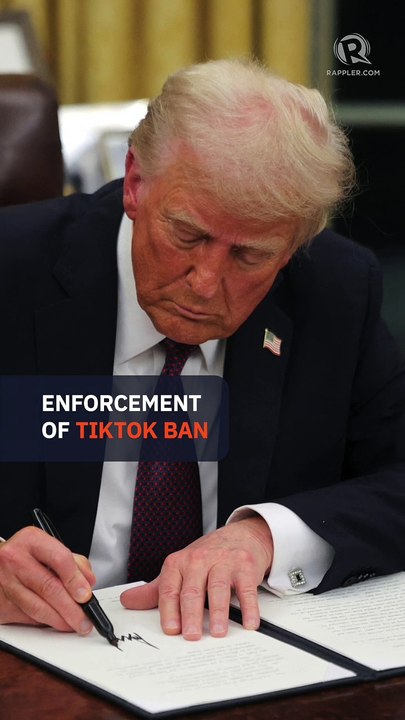 Trump signs TikTok order delaying ban of app