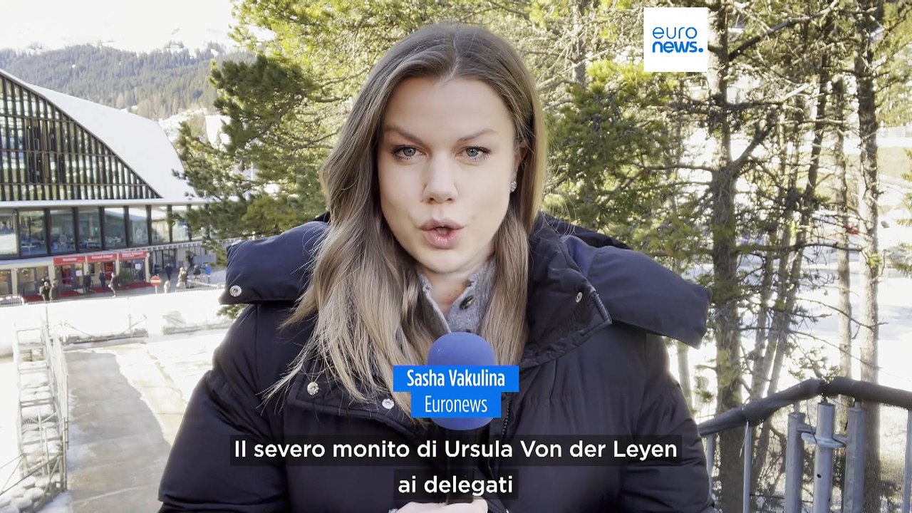 Ursula von der Leyen a Davos: "Il mondo sta cambiando e deve farlo anche l'Europa"