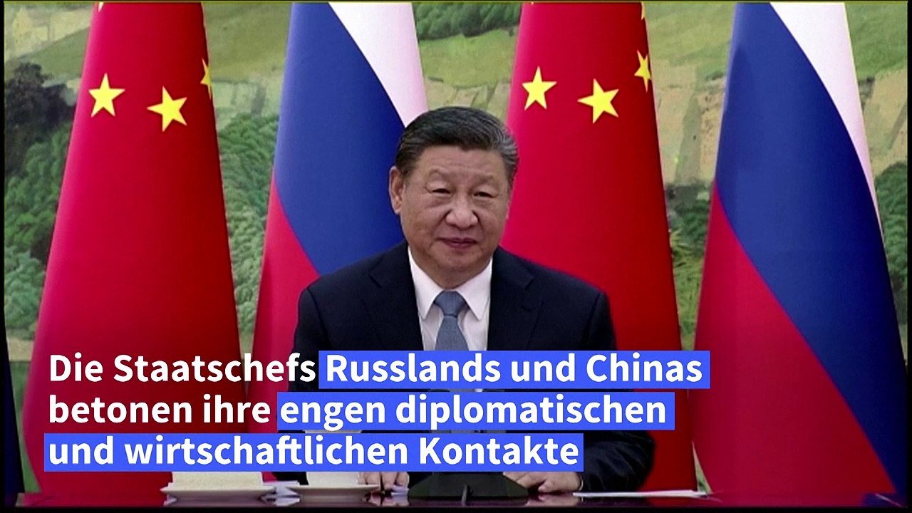Putin und Xi betonen Freundschaft nach Trumps Amtsantritt