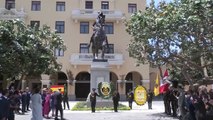 Estatua de Francisco Pizarro vuelve al corazón de Lima