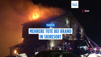 66 Todesopfer, 51 Verletzte: Brand im türkischen Skigebiet Kartalkaya