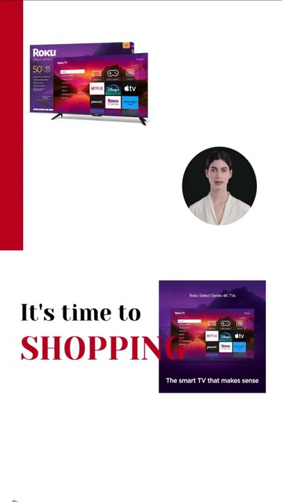 Roku Smart TV – 50-Inch Select Series 4K HDR RokuTV with Roku Enhanced Voice Remote, Brilliant 4K Picture, Automatic Brightness, & Seamless Streaming – Live Local News, Sports, Family Entertainment