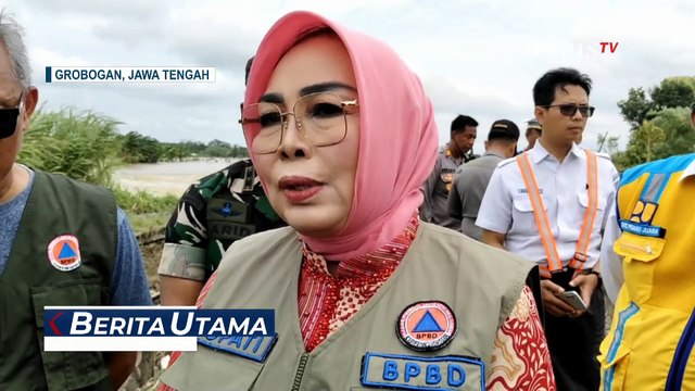Imbas Tanggul Jebol, Rel Kereta Terendam Banjir Akibatkan Perjalanan Terganggu