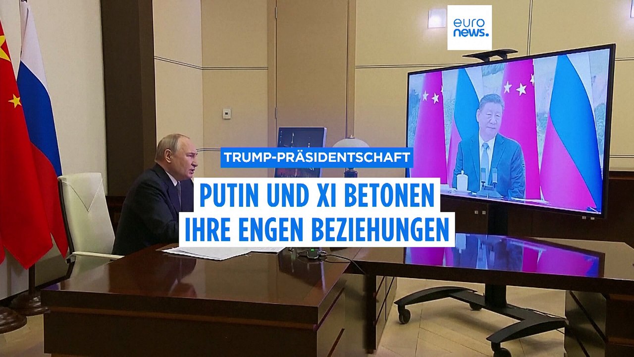 Trump-Präsidentschaft: Putin und Xi betonen ihre engen Beziehungen