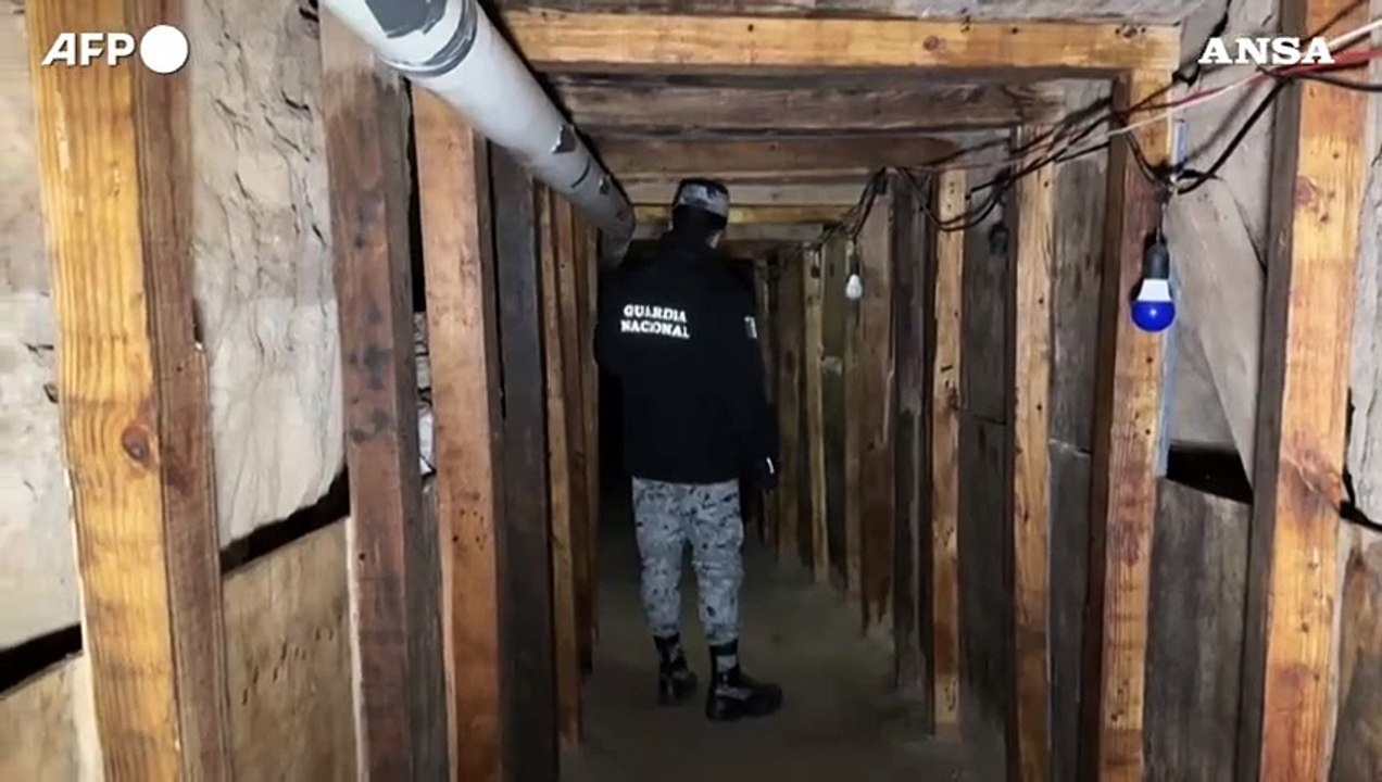 Messico, scoperto un tunnel di 300 metri diretto negli Stati Uniti