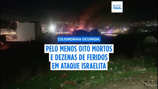 Pelo menos oito mortos e dezenas de feridos em ataque israelita a campo de refugiados na Cisjordânia