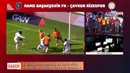 Süper Lig'de 20. haftanın VAR kayıtları yayınlandı