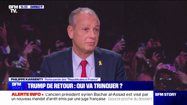 Moi j'aimerais bien avoir un président qui dise: 'La France en premier' : Philippe Karsenty, porte-parole des Republicans in France , réagit à l'investiture de Donald Trump