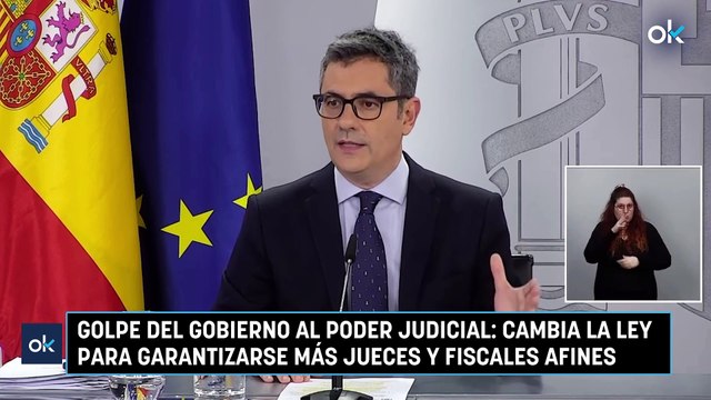 Golpe del Gobierno al Poder Judicial: cambia la ley para garantizarse más jueces y fiscales afines
