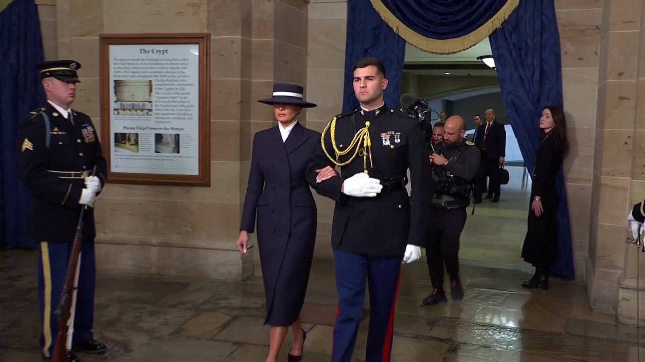 'Her presence transformed it,' says designer of Melania Trump's hat