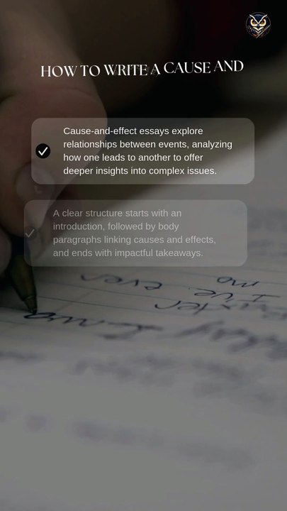 How to Write a Cause and Effect Essay in 2025