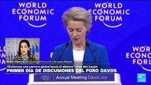 Informe desde Bruselas: Von der Leyen hace llamado a evitar guerra comercial en Foro de Davos