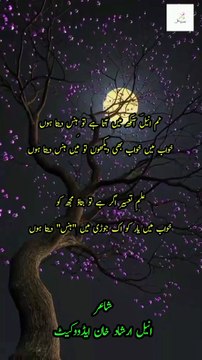 Urdu Poetry | Urdu Shayari | Sad Poetry...Num Aneel Ankh me ata he