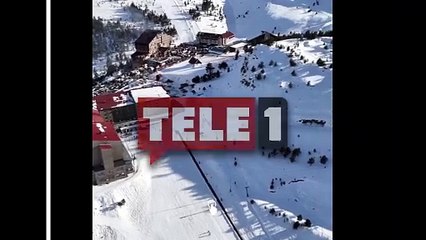 Otel cayır cayır yanarken onlar kayak yapmaya devam etmiş!