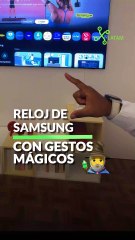 SmartWatch SAMSUNG puede controlar tu TV con gestos