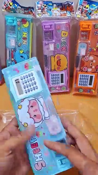 Magnetic School Box Pencil Box For Girls and Boys -With Calculator and light- Themed Pencil Case Best Gifts For Kids