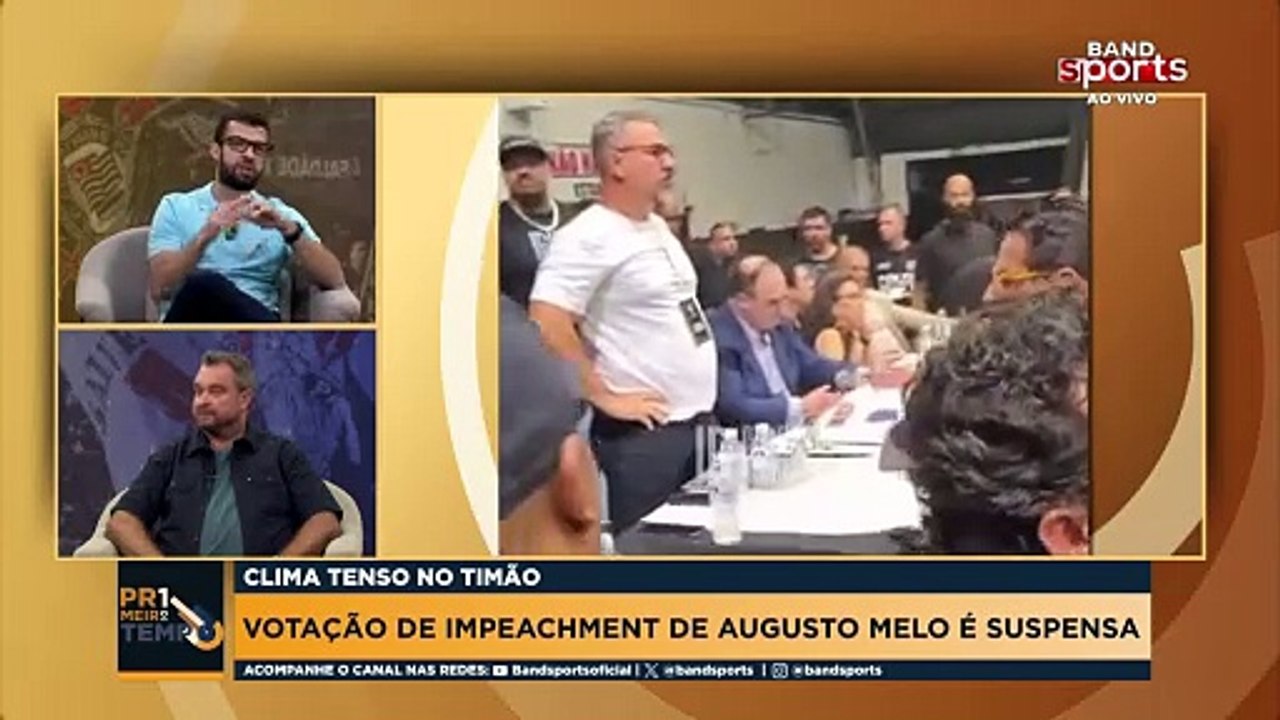 JAMELLI ANALISA SITUAÇÃO DO CORINTHIANS APÓS POLÊMICA VOTAÇÃO DO IMPEACHMENT DE AUGUSTO MELO