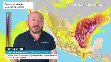 ¡Alerta! Nortazo con vientos y lluvia intensa afectará México en las próximas horas