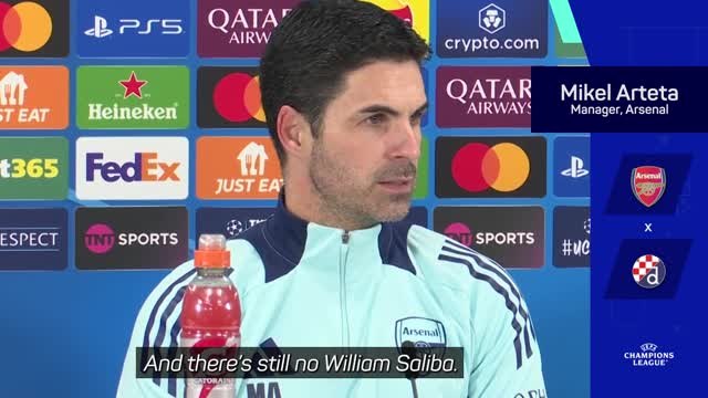 Arteta provides positive Saliba update