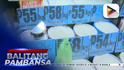 D.A., DTI inspect price of primary goods at a market in Manila