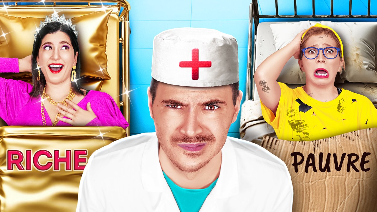 NOUVEAU 123 GO! Mon Père Dirige Un Hôpital 🚑 Astuces et Créations D'Urgence Riches vs Pauvres