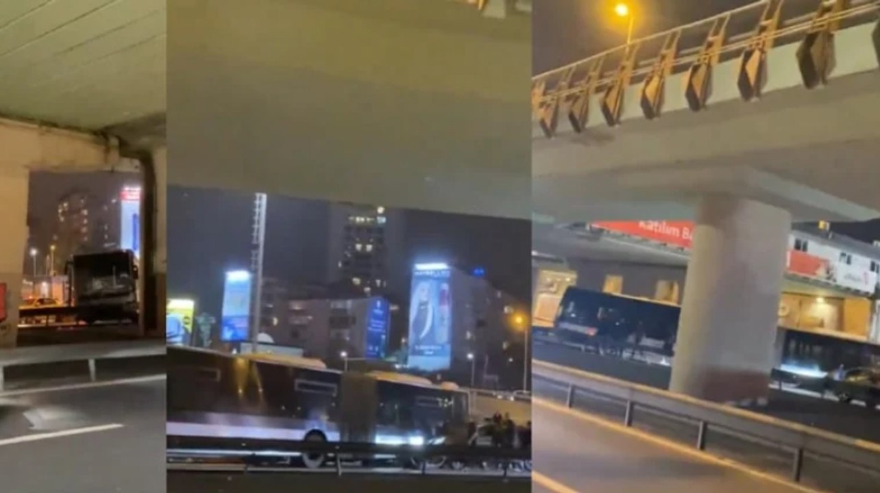 Metrobüs kazası: Boğaz Köprüsü kapatıldı!
