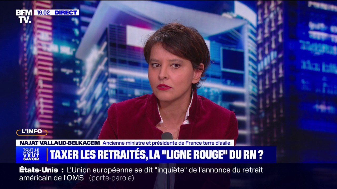 Taxer les retraités aisés: "Je pense que ce serait une erreur d'en faire un tabou", estime Najat Vallaud-Belkacem