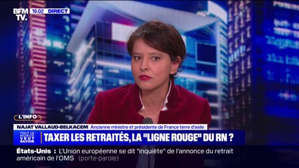 Taxer les retraités aisés: "Je pense que ce serait une erreur d'en faire un tabou", estime Najat Vallaud-Belkacem