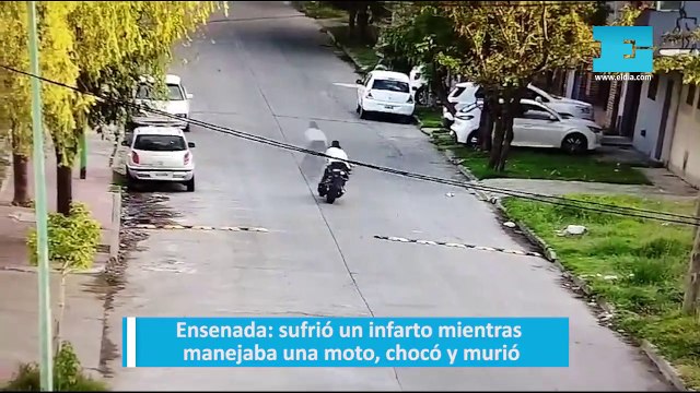 Ensenada: sufrió un infarto mientras manejaba una moto, chocó y murió