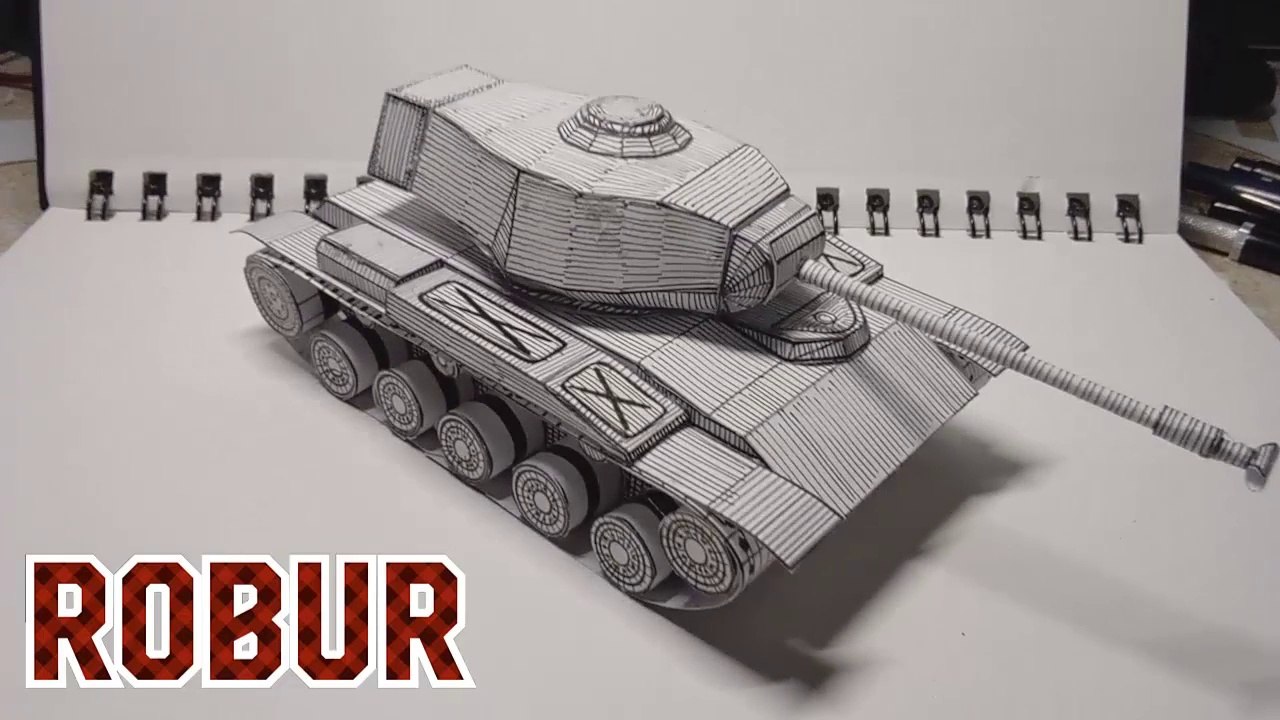 Building M41 Bulldog Walker #papercraft