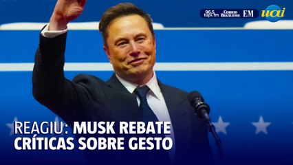 Musk rebate críticas após gesto na posse de Trump