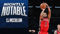 Nightly Notable: CJ McCollum | Jan. 20