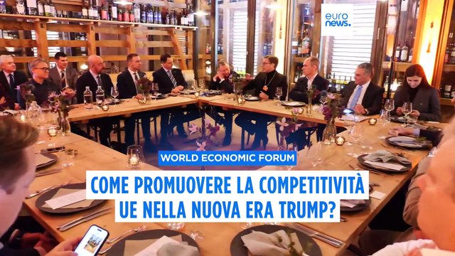 Davos, come promuovere la competitività dell'Ue con gli Stati Uniti e la nuova amministrazione Trump